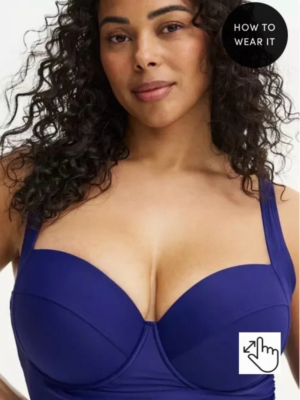 NWT Torrid Slim Fix Push-Up Cheeky One Piece - 4D/DD